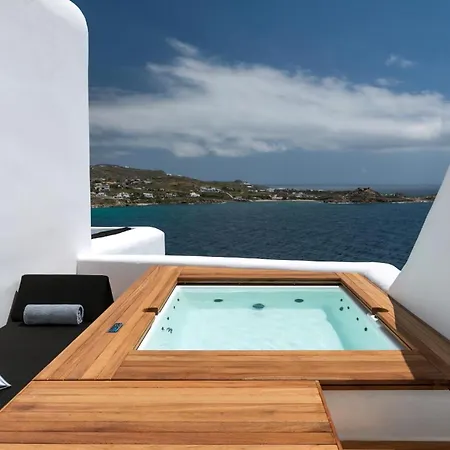Magnificent Mykonos Rikei 5 Bedrooms Unique Aegean Sea Views بسارو