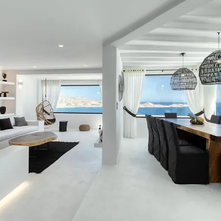 Magnificent Mykonos Rikei 5 Bedrooms Unique Aegean Sea Views Private Infinity Pool Outdoor Jacuzzi Psarou *
