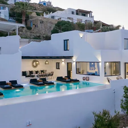 Magnificent Mykonos Rikei 5 Bedrooms Unique Aegean Sea Views Private Infinity Pool Outdoor Jacuzzi Psarou *